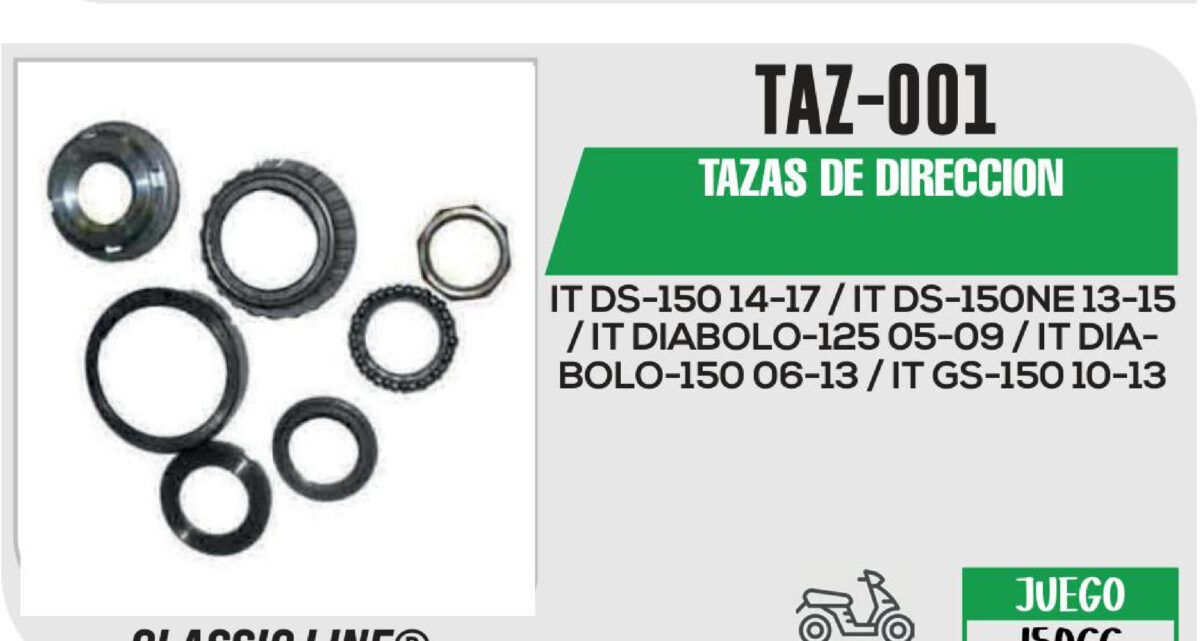 TAZAS DE DIRECCION
