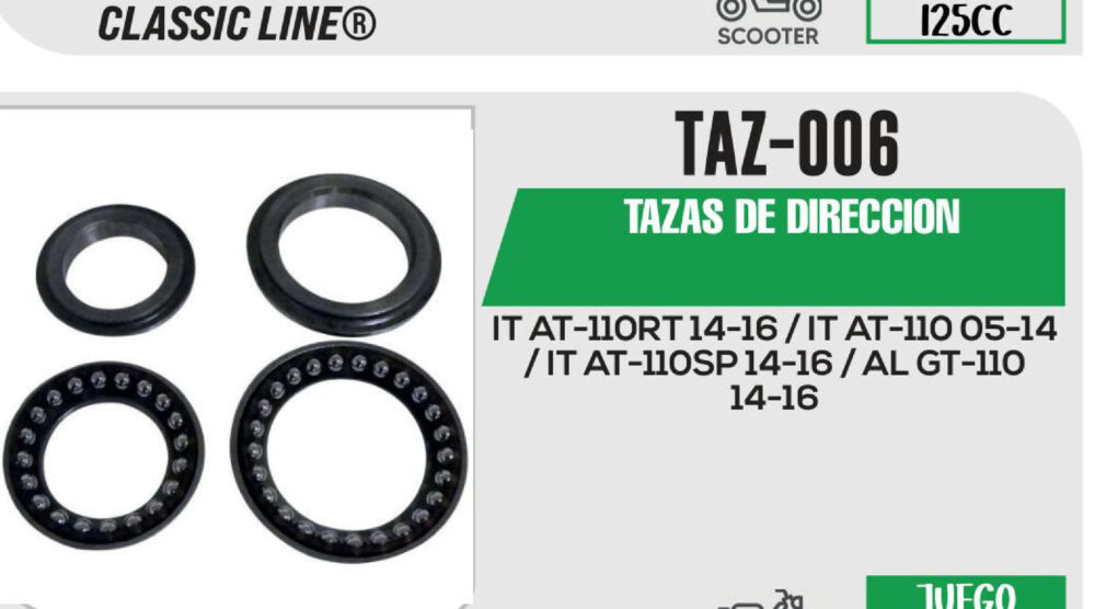 TAZAS DE DIRECCION