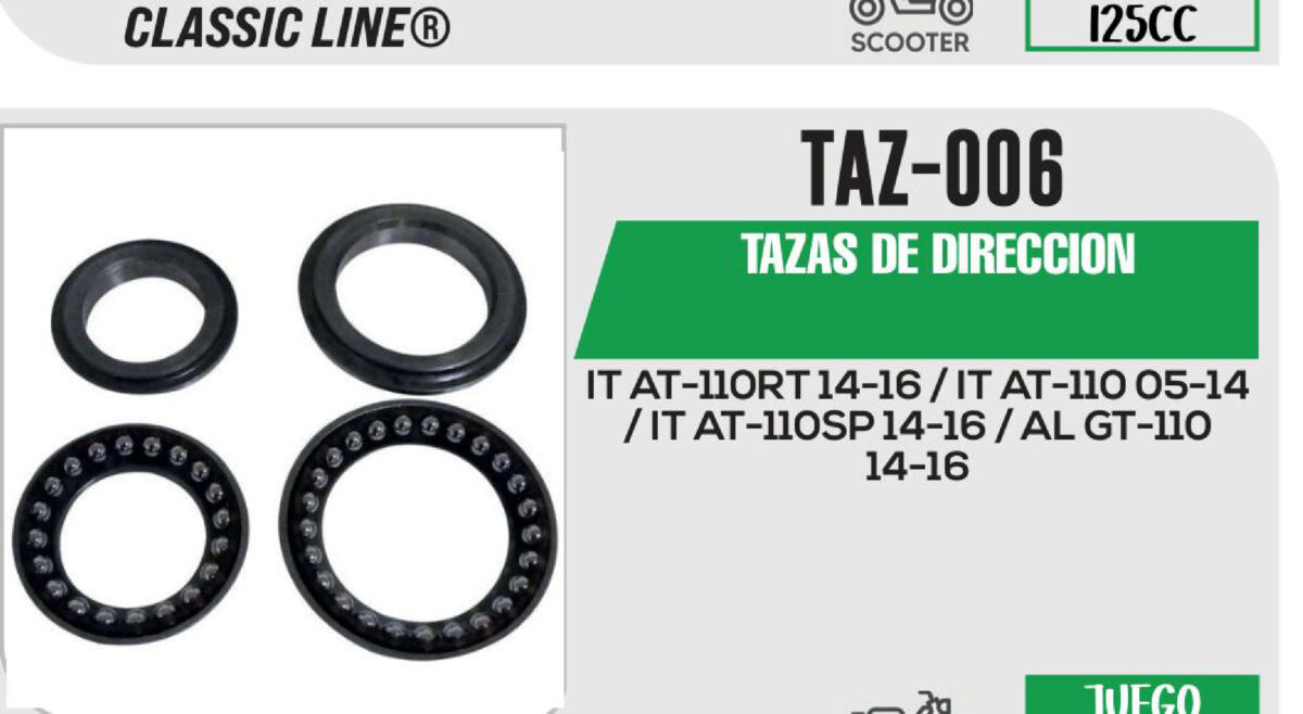 TAZAS DE DIRECCION