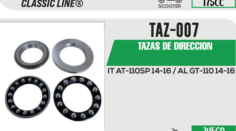 TAZAS DE DIRECCION