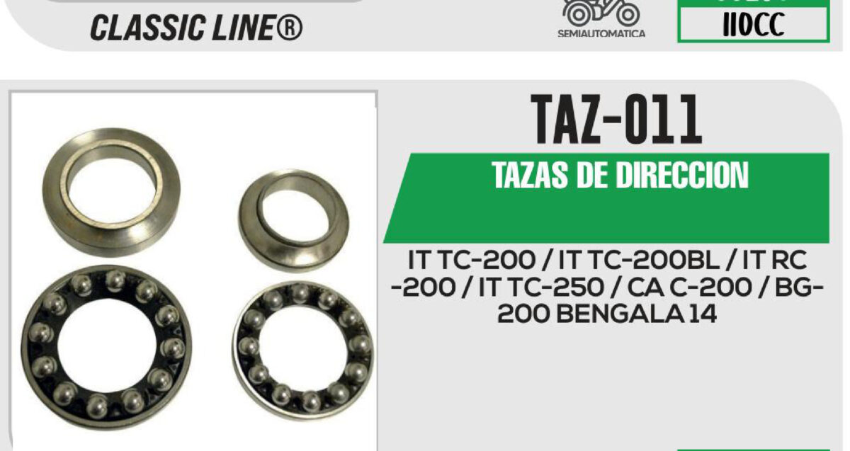TAZAS DE DIRECCION