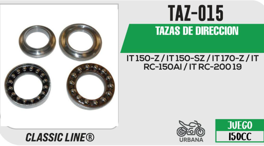 TAZAS DE DIRECCION