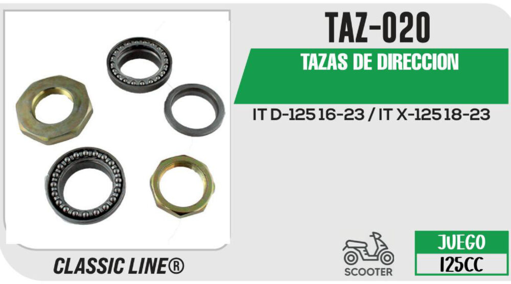 TAZAS DE DIRECCION
