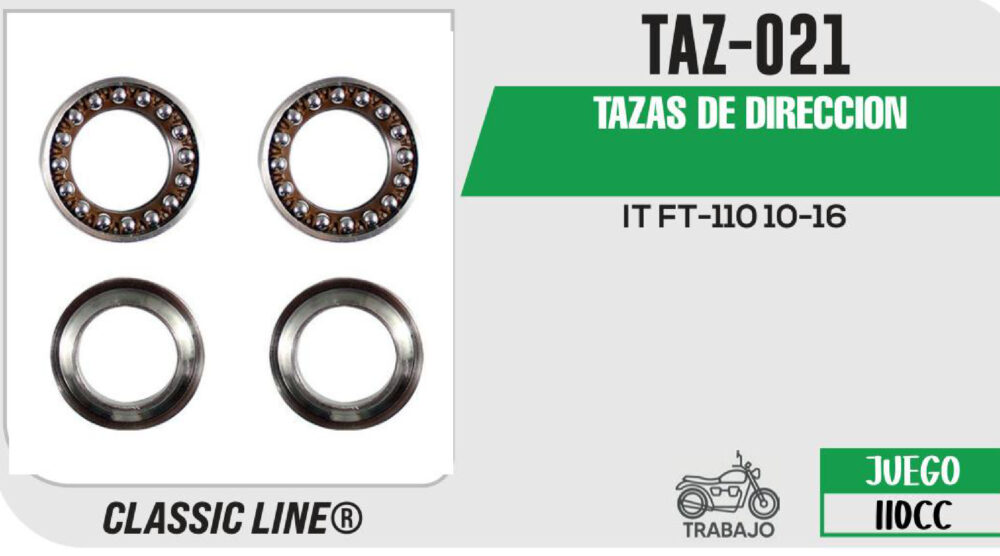 TAZAS DE DIRECCION