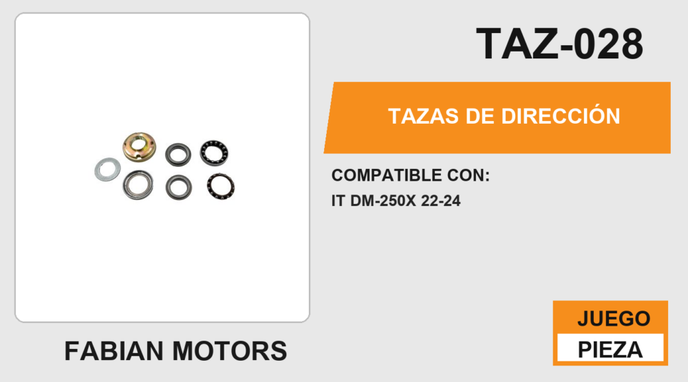 TAZAS DE DIRECCIÓN