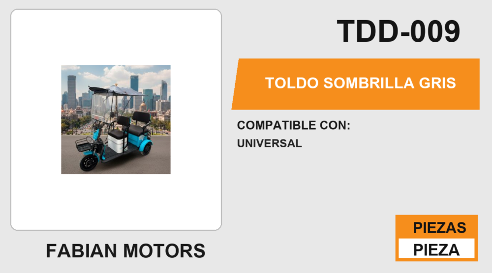 TOLDO SOMBRILLA GRIS