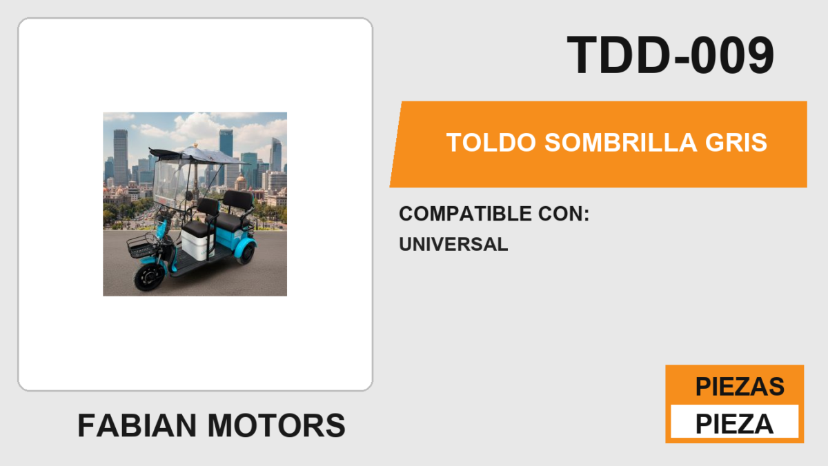 TOLDO SOMBRILLA GRIS