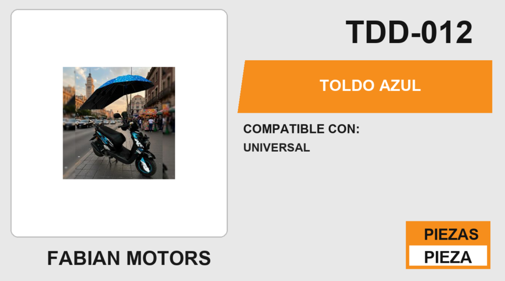 TOLDO AZUL