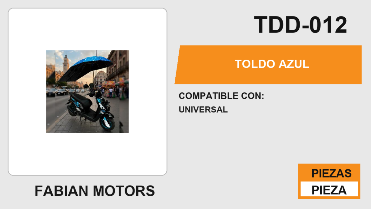 TOLDO AZUL