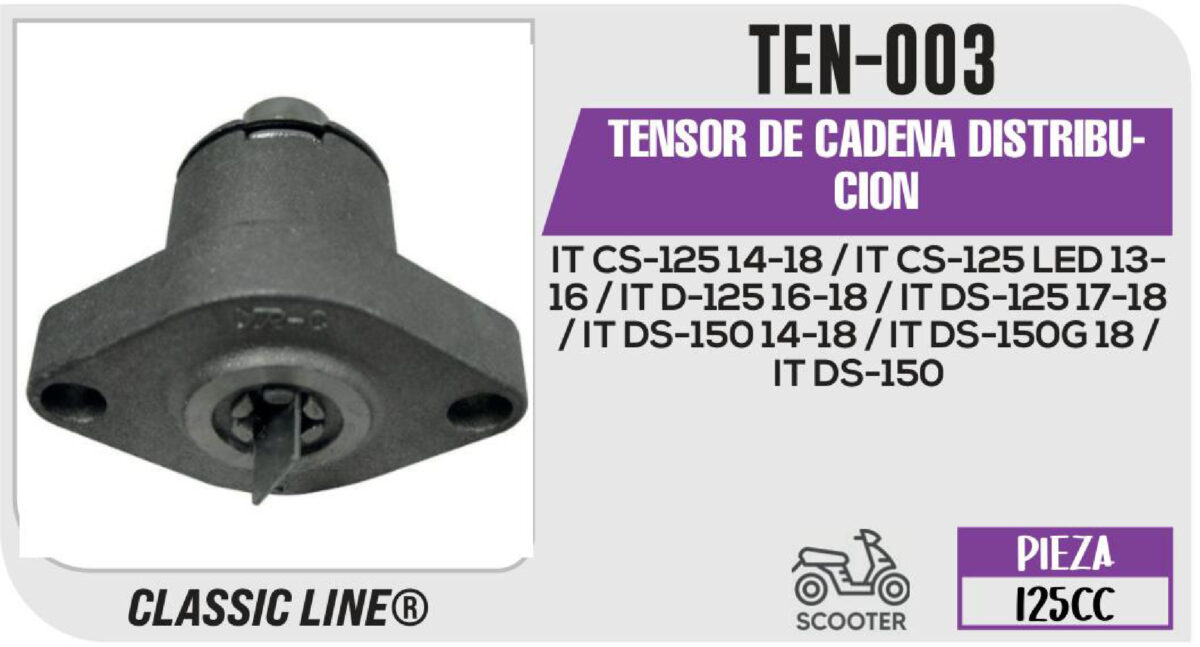 TENSOR DE CADENA DISTRIBUCION