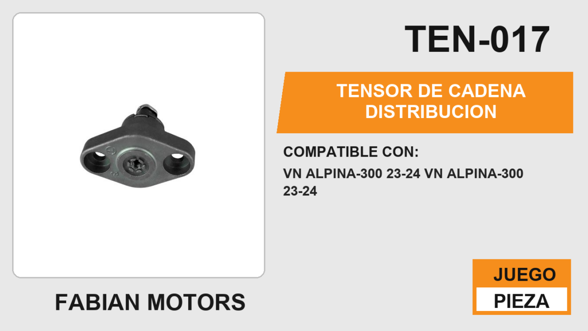 TENSOR DE CADENA DISTRIBUCION