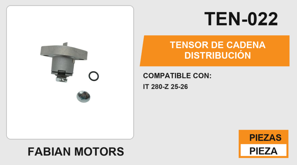 TENSOR DE CADENA  DISTRIBUCIÓN