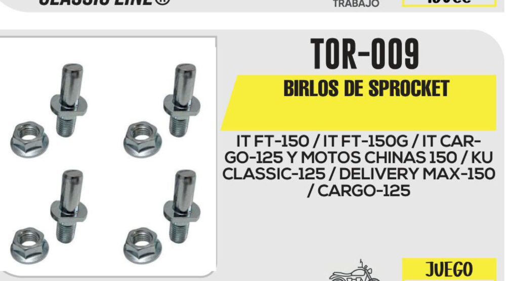 BIRLOS DE SPROCKET