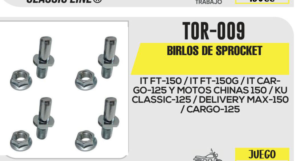BIRLOS DE SPROCKET