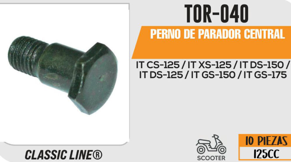 PERNO DE PARADOR CENTRAL