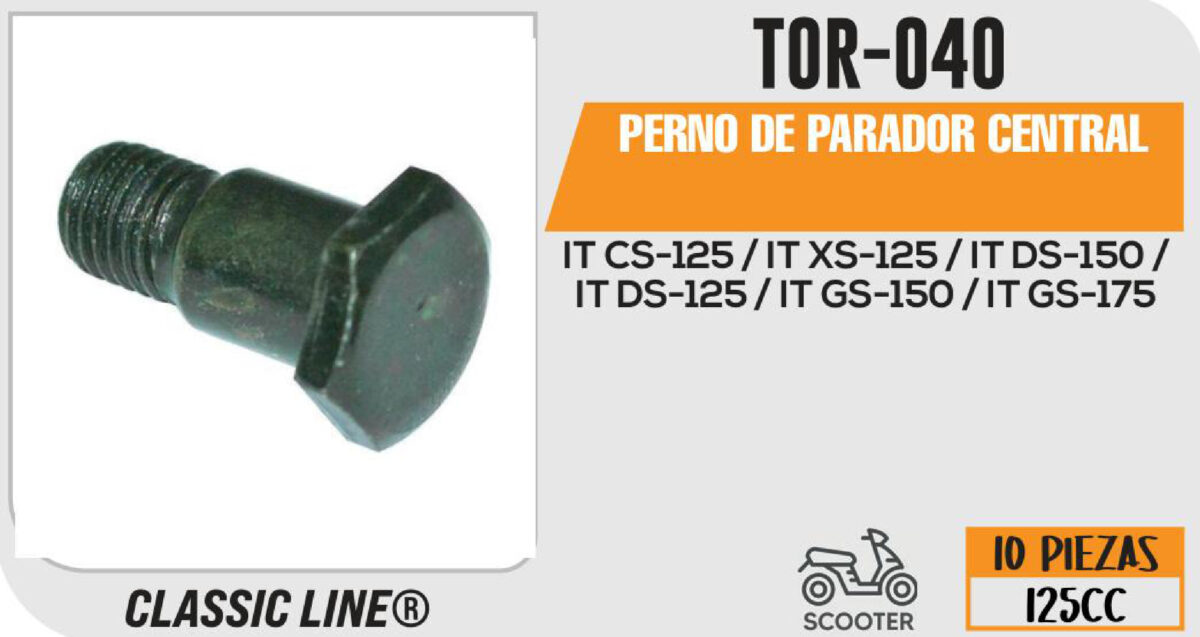 PERNO DE PARADOR CENTRAL