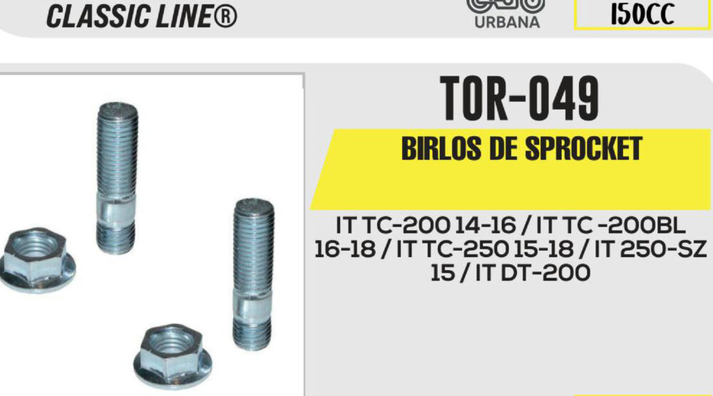 BIRLOS DE SPROCKET