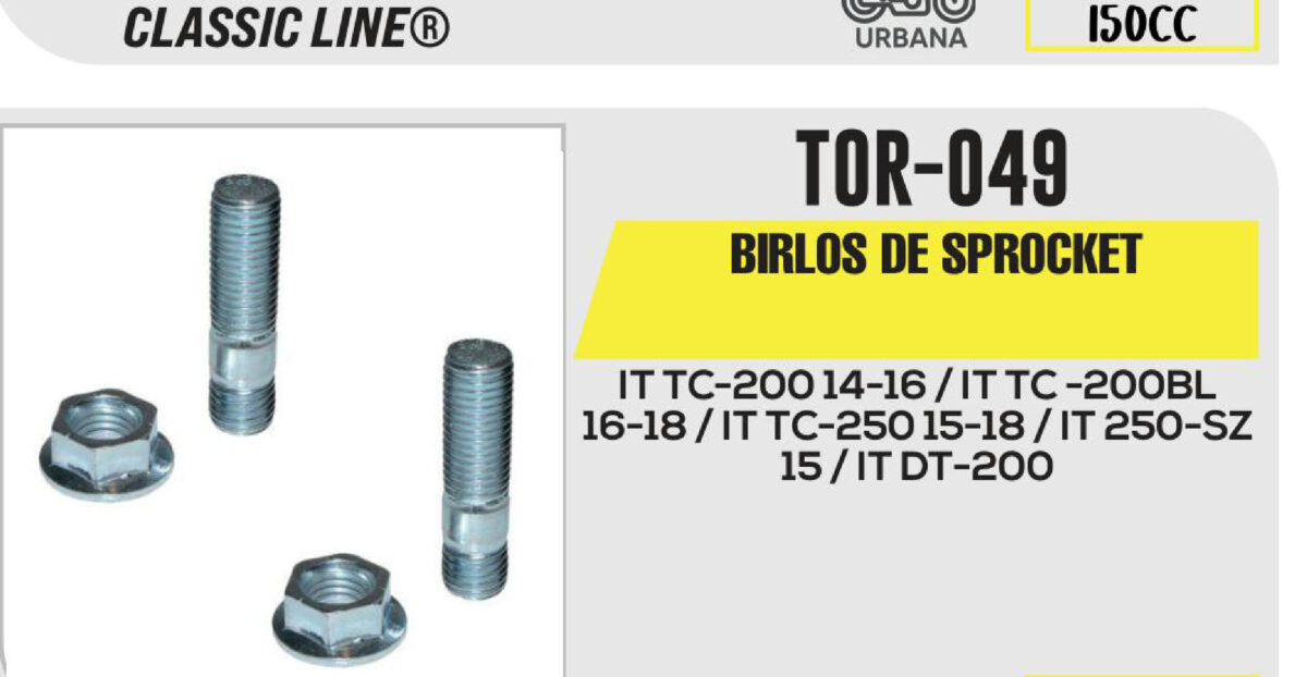 BIRLOS DE SPROCKET