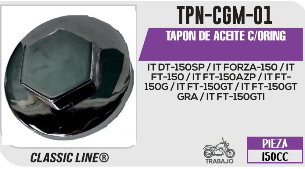TAPON DE DRENADO C/ORING
