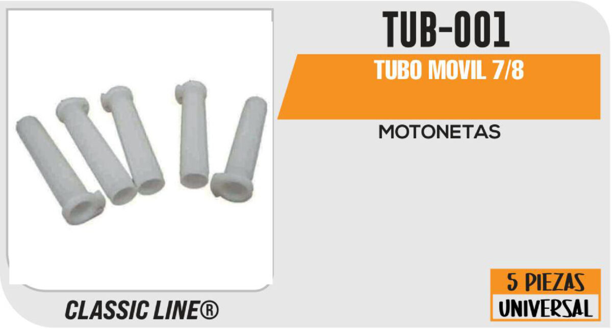TUBO MOVIL 7/8 2 ORIFICIOS