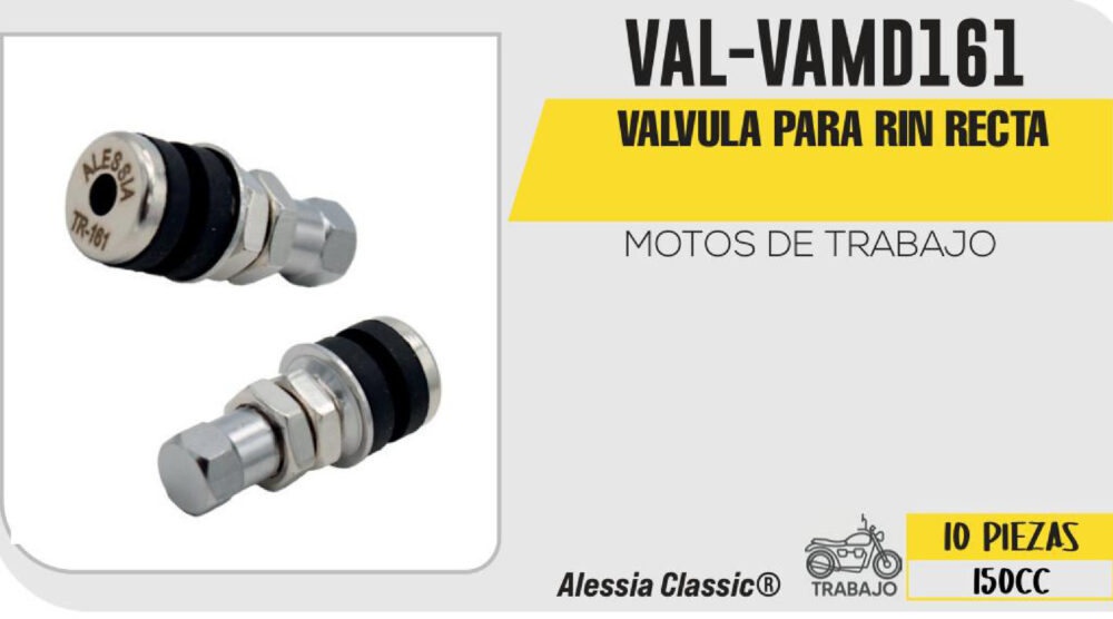 VALVULA PARA RIN RECTA