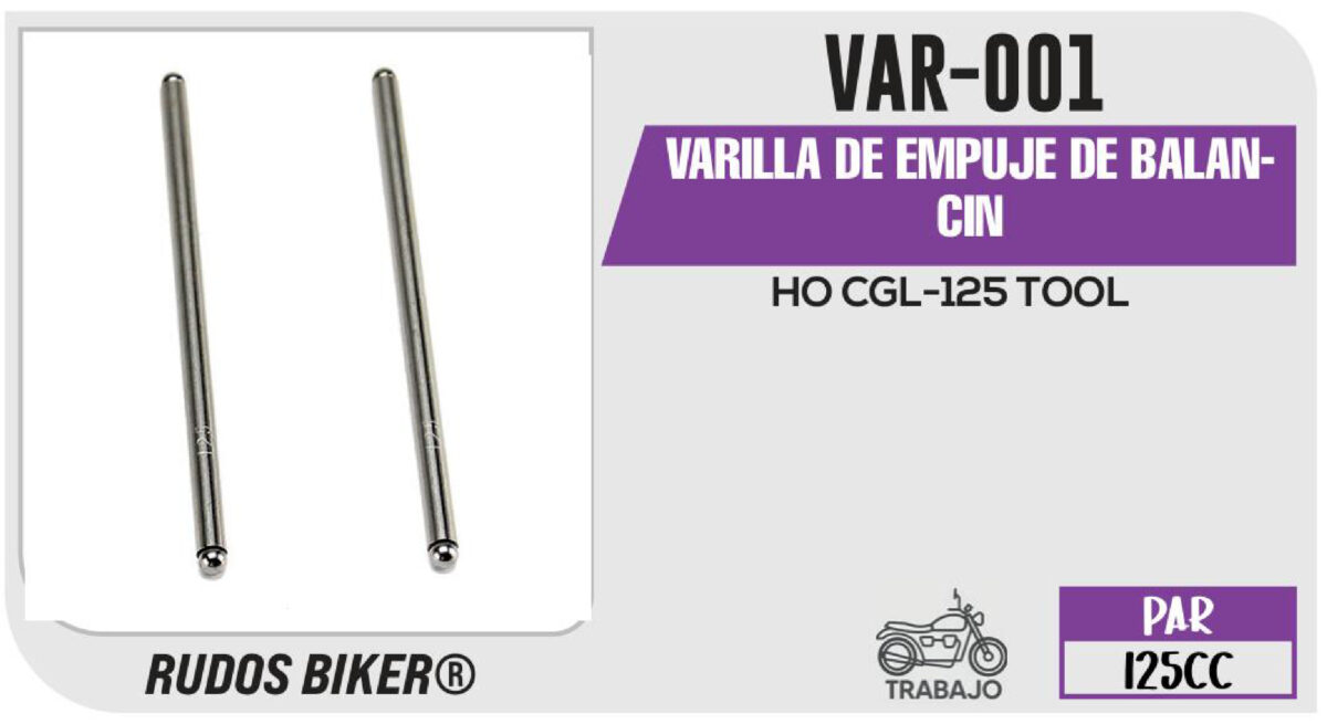 VARILLA DE EMPUJE DE BALANCIN