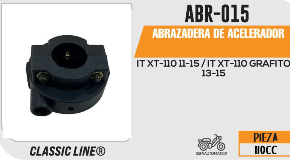 ABRAZADERA CABLE ACELERADOR