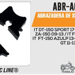 POWER - ABRAZADERA DE SWITCH NEGRO / ABR-A001