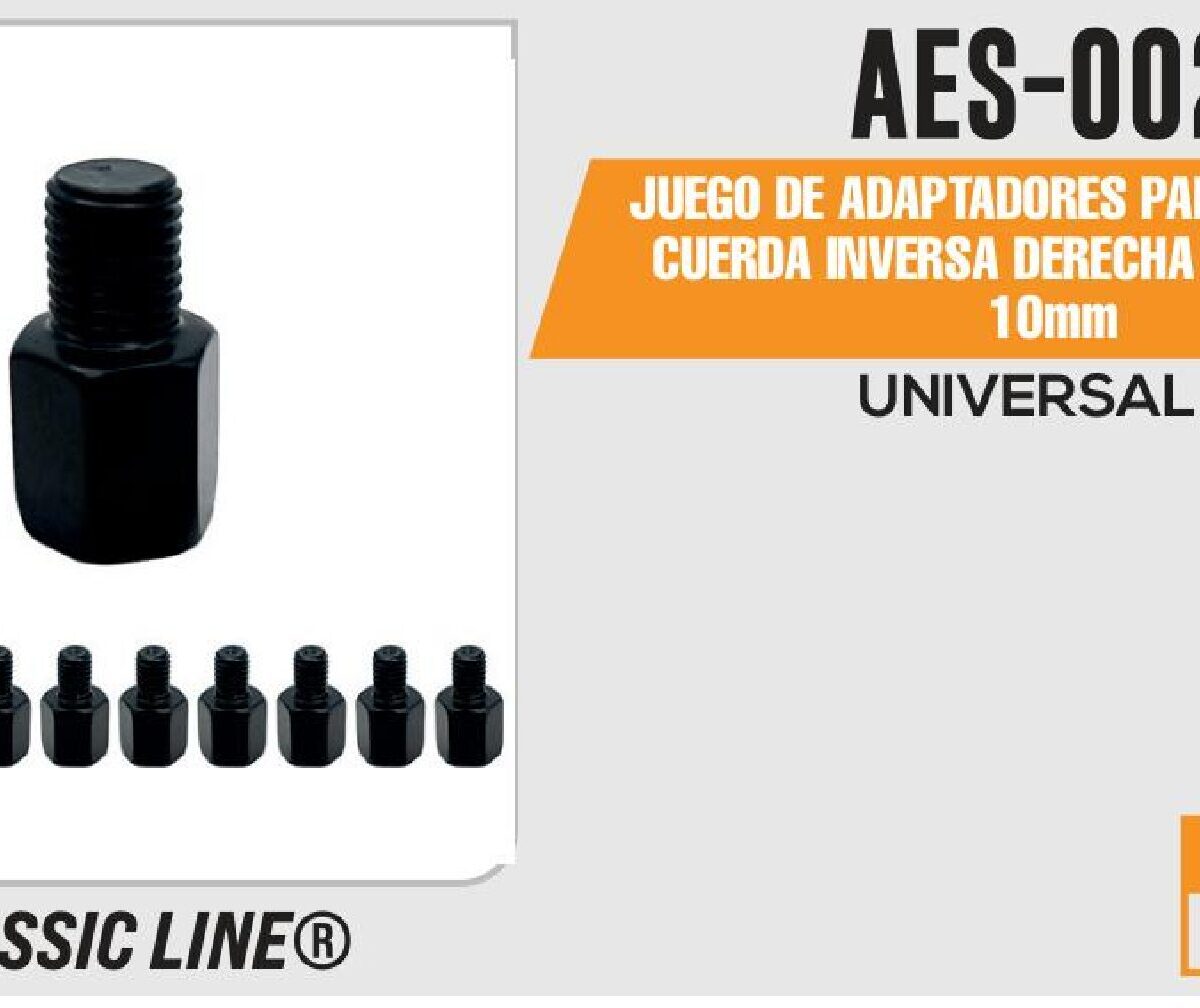JUEGO DE ADAPTADORES PARA ESPEJO DE CUERDA