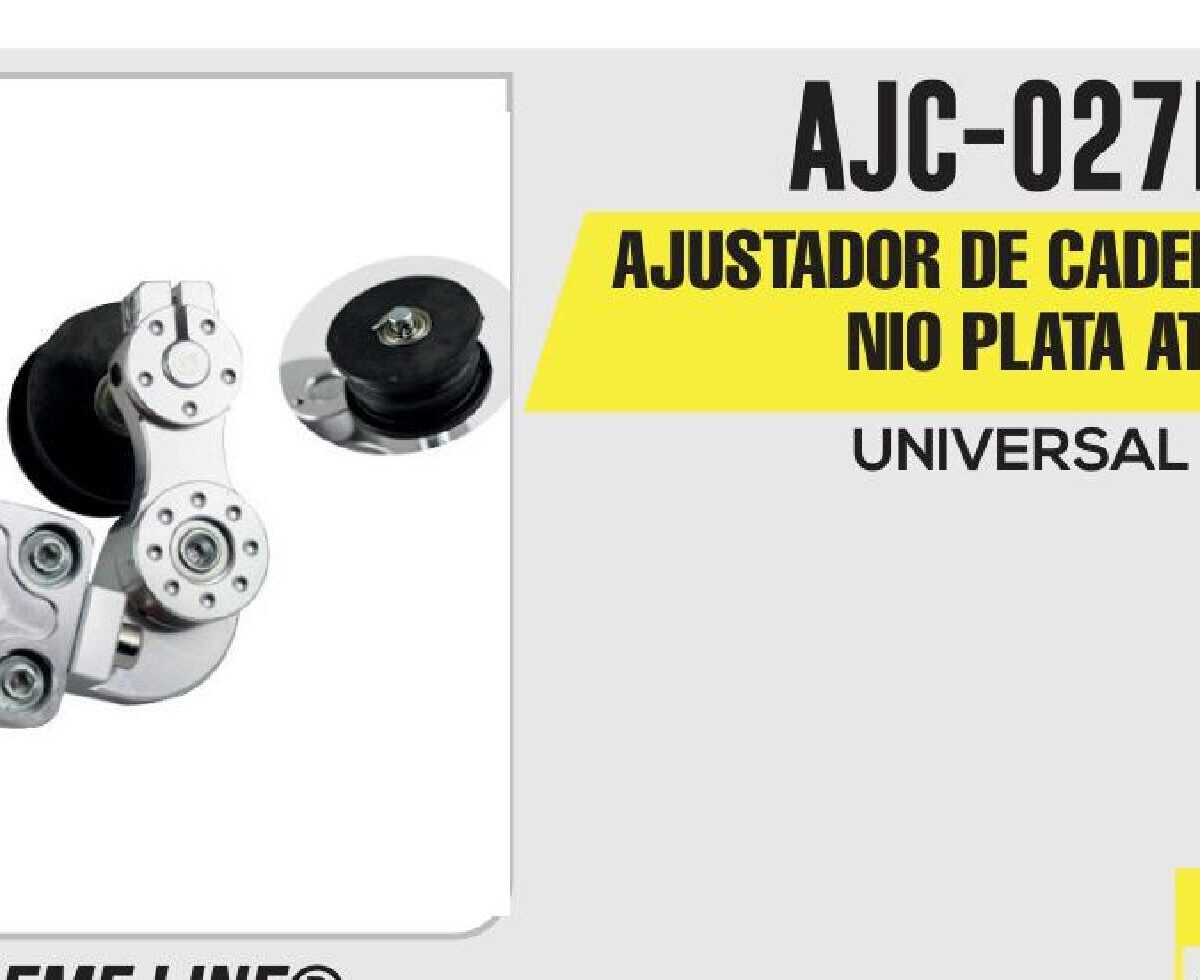 AJUSTADOR DE CADENA ALUMINIO PLATA