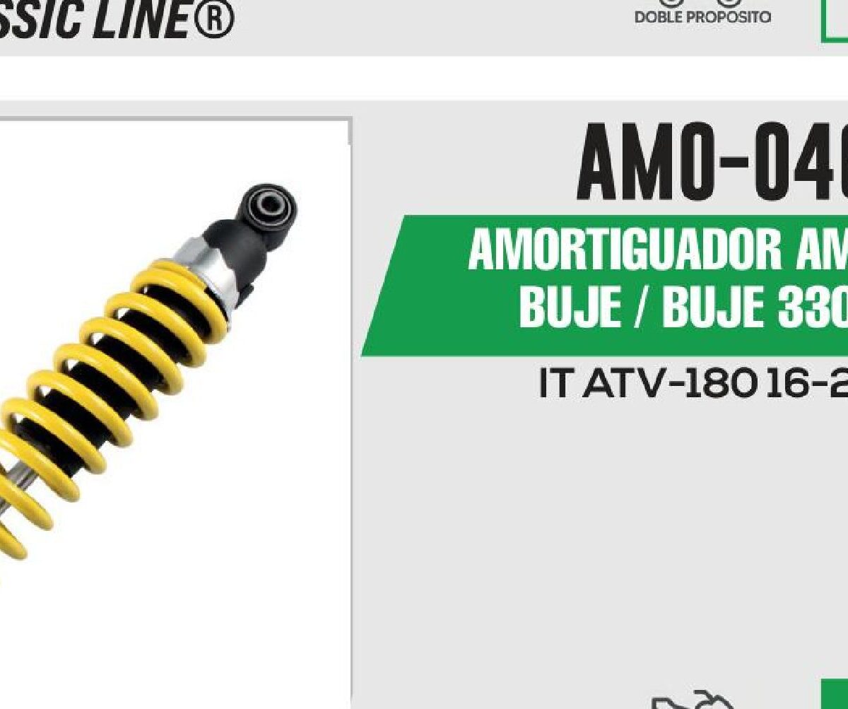AMORTIGUADOR AMARILLO BUJE 330mm
