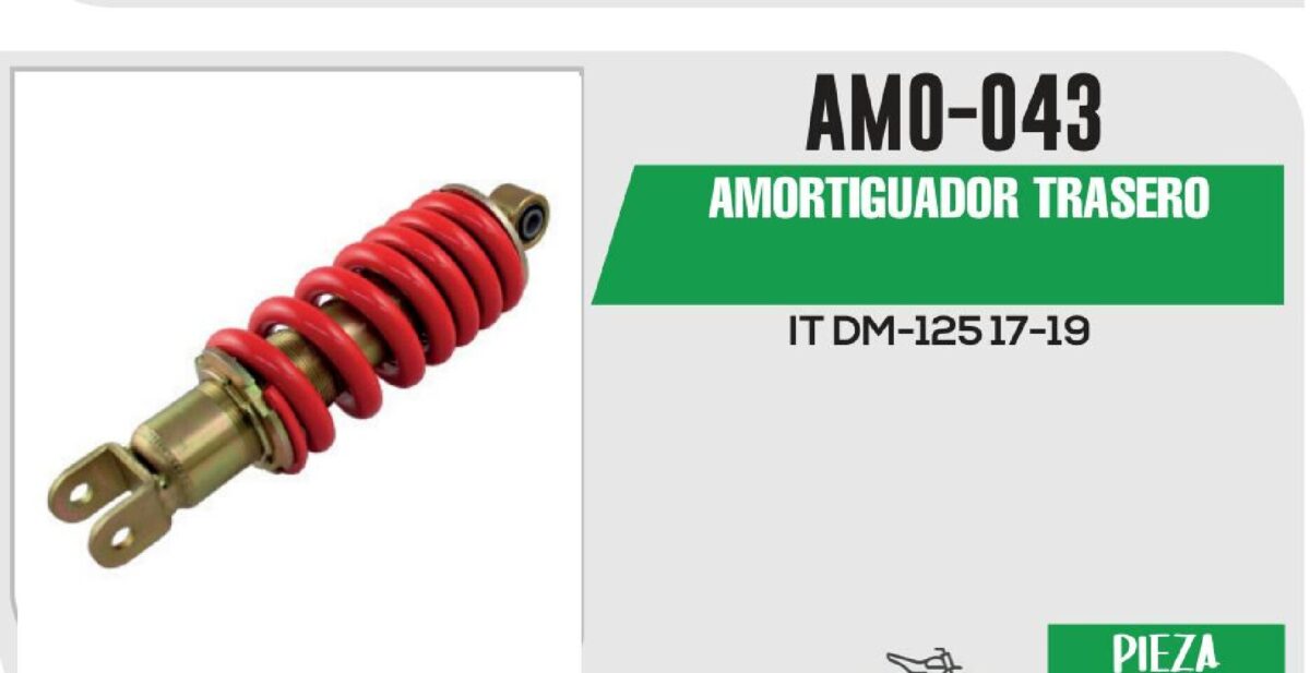 AMORTIGUADOR ROJO