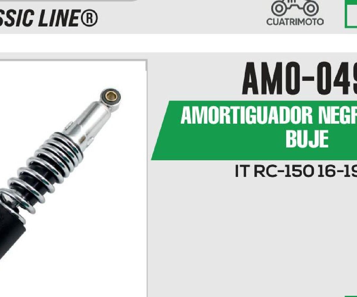 AMORTIGUADOR NEGRO BUJE