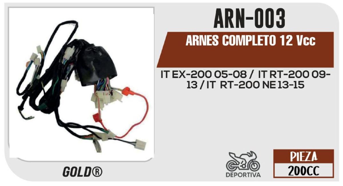ARNES COMPLETO 12Vcc