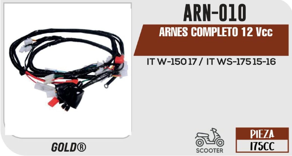 ARNES COMPLETO 12Vcc