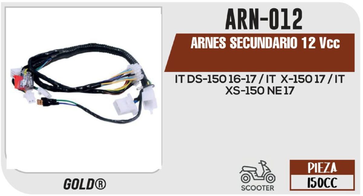 ARNES SECUNDARIO 12Vcc