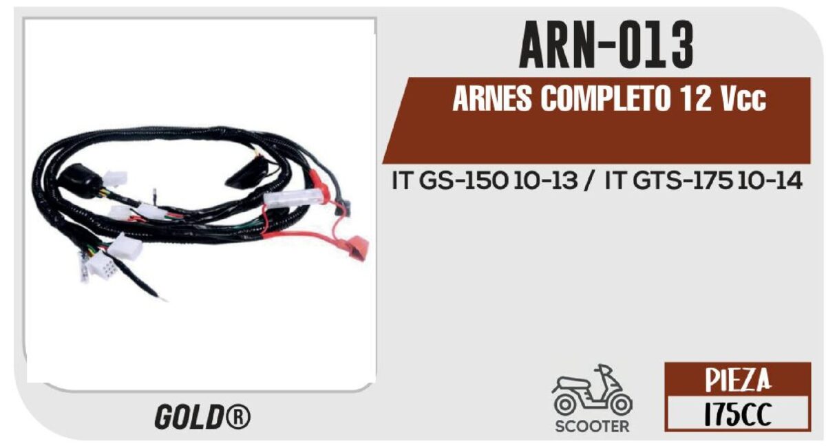 ARNES COMPLETO 12Vcc