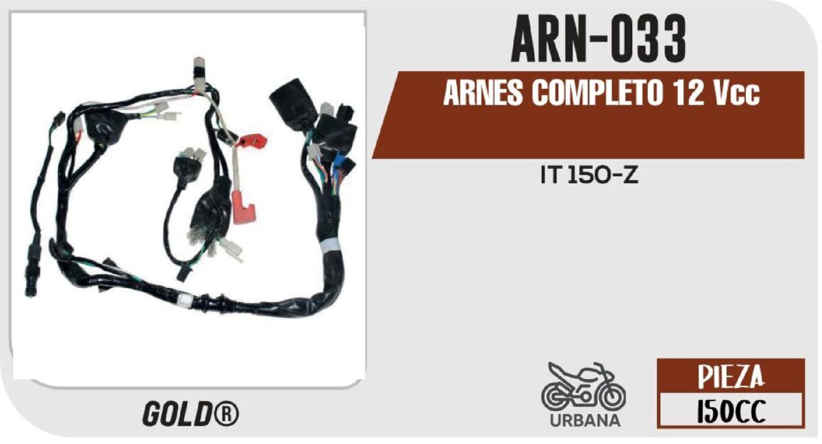 ARNES COMPLETO 12Vcc