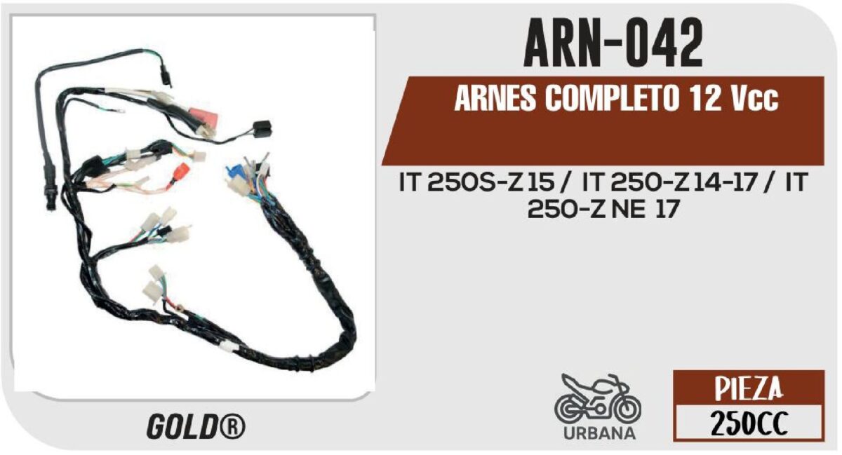 ARNES COMPLETO 12Vcc