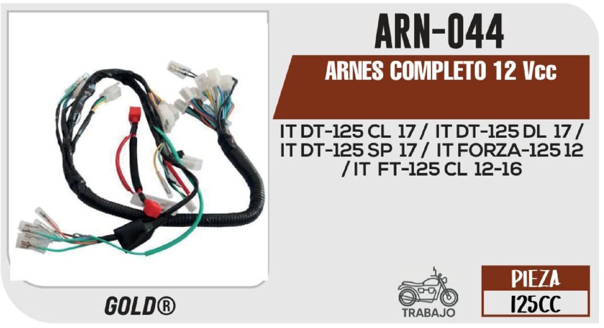 ARNES COMPLETO 12Vcc