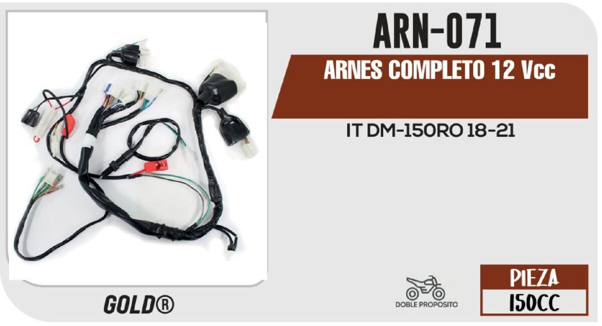 ARNES COMPLETO 12Vcc