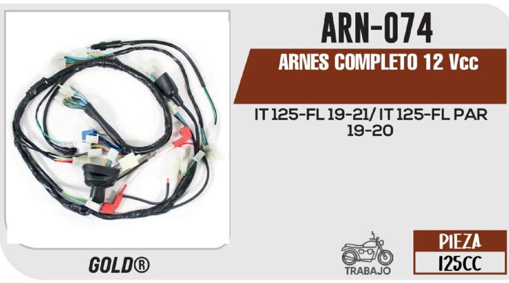 ARNES COMPLETO 12 VCC / ARN-074