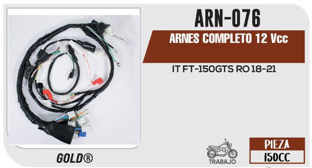 ARNES COMPLETO 12Vcc