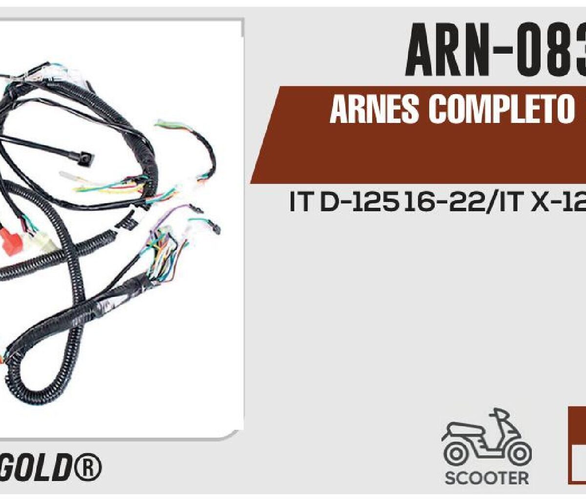 ARNES COMPLETO 12Vcc