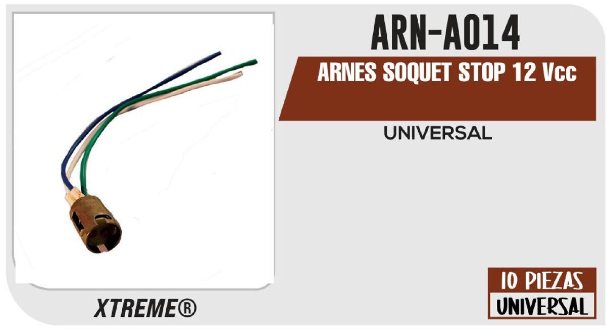 ARNES SOQUET STOP 12Vcc