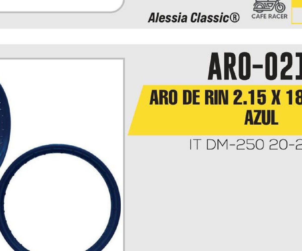 ARO DE RIN 2.15 X 18 TRASERO AZUL