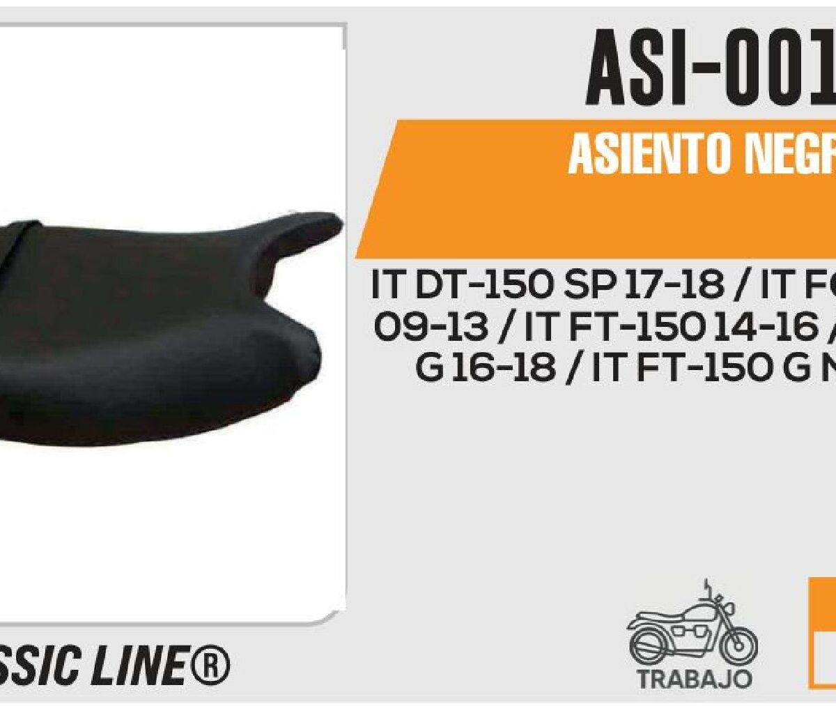 ASIENTO NEGRO