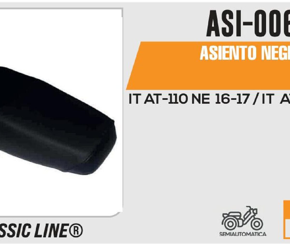 ASIENTO NEGRO