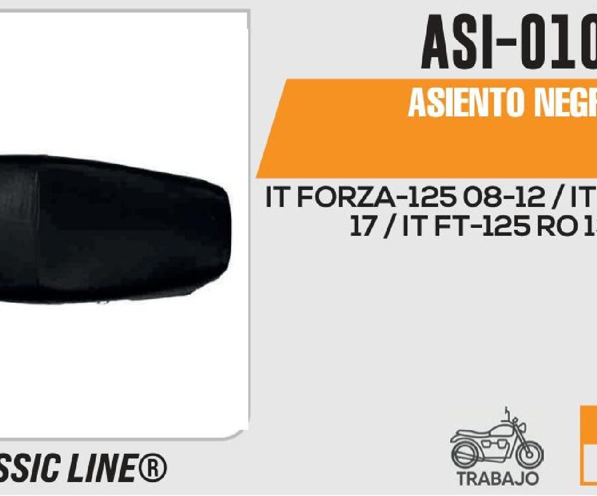 ASIENTO NEGRO
