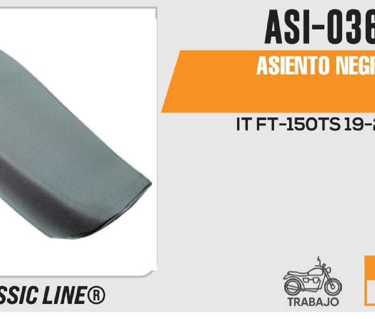 ASIENTO NEGRO